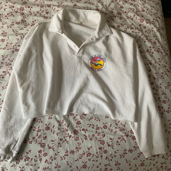 Brandy Melville Tops - brandy melville cropped shirt